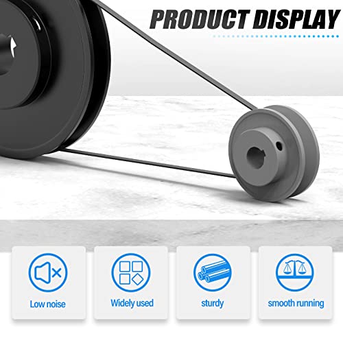 Meanlin Ak25-5/8" Single Groove V-Belt Pulley, 2.5" Od, 5/8" Belt Sheavess, Cast Iron, For V-Belt #TOP3
