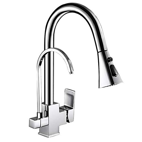 Robinet mitigeur de cuisine noir 3 voies pour une eau filtrée au quotidien