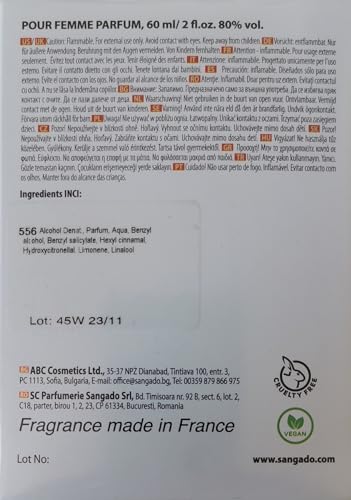 FORBIDDEN POTION by SANGADO, Perfume for Women, 8-10 hours long-Lasting, Luxury smelling, Amber Vanilla, Fine French Essences, Extra-Concentrated (Parfum), Mysterious, Sensuous, Intoxicating, 60 ml - Image 7