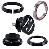 Compatibilité : Convient aux cadres avec un diamètre de tube de direction interne de 34 mm dans les parties supérieure et inférieure, ce qui le rend idéal pour les vélos de montagne et de route nécessitant une mise à niveau du casque.