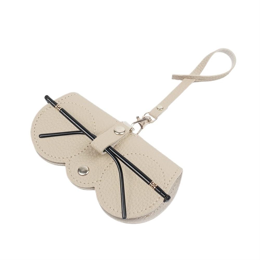 2/3/5/8 PZ Custodia per Occhiali Anti Pressione Pelle PU Custodia Occhiali Custodia Protettiva per Occhiali da Sole Custodia (Cachi, 8 PZ), Cachi, Taglia Unica, Kaki, taglia unica