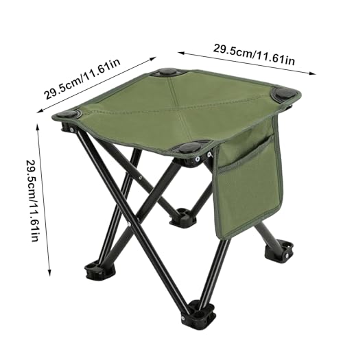 Tabouret de camping portable ultra léger avec base antidérapante stable - 6