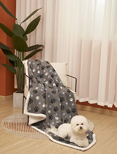 Puppy King Waterproof Pet Blanket, Machine Washable Liquid Pee Proof Blanket for Couch Sofa Bed, Durable 3 Layer Blanket… - Image 4
