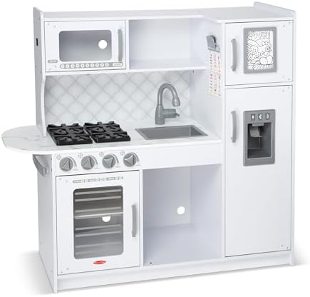 Melissa & Doug Wooden Chef's Kitchen Set for Kids with Play Kitch...