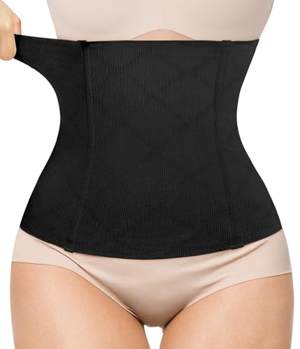 Junlan Fajas Reductoras Mujer Faja Postparto Reductora Corset Mujer Reductor Faja Abdominal Mujer Faja Moldeadora y Reductora (X-Large, Negro)