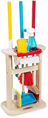 Melissa & Doug - Juego De Limpieza para Niños, Juego de imitación con Accesorios para Barrer, desempolvar y Fregar, Juguete Montessori, Regalo para niños y niñas de 3 años + - Certificados FSC