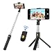 Selfie Stick,Venfoto 39.4 in Extendable Selfie Stick Tripod Compatible iPhone/Samsung/ GoPro - Wireless Remote Bluetooth Phone Holder Compatible iOS System and Android 4.3 System Above