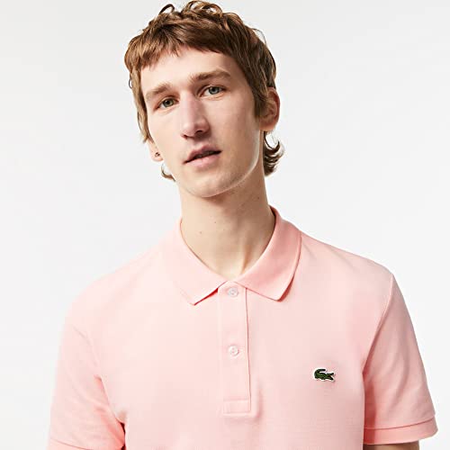 Image of Lacoste Short Sleeve Classic Fit Chine Pique Polo Shirt, L1264 Shirt
