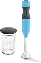 KitchenAid KHB1231CL 2-Speed Hand Blender, 8", Crystal Blue