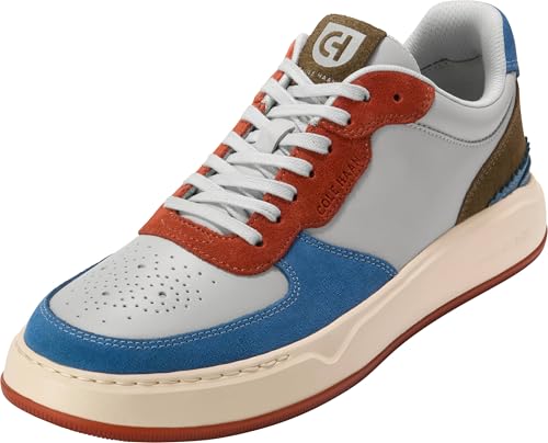 Cole Haan Men's Grandpro Crossover Sneakers, Microchip/DK Blue, 9.5