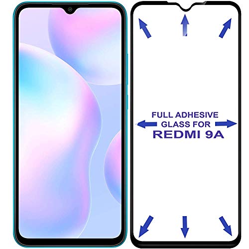 Image of DD SON Premium HD+ Tempered Glass Screen Protector Guard Compatible For Redmi 9 Power /Poco M3 | Edge to Edge Coverage With Easy installation kit for Smartphone