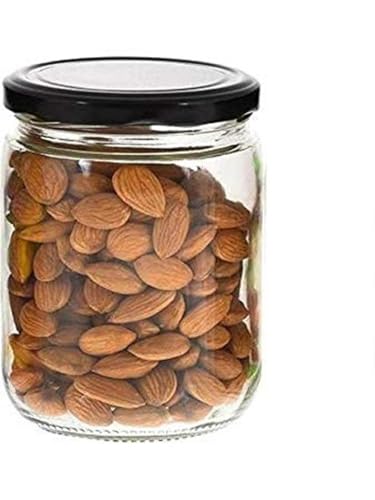Image of 500 ml Clear Glass Storage Jars for Kitchen & Home Organization - Pack of 6