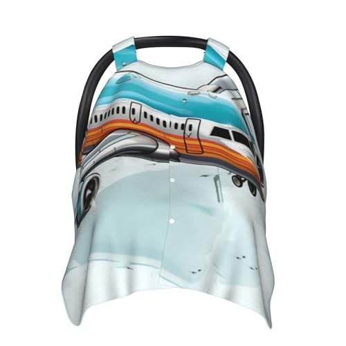 Housse de siège de voiture bébé avion et canopy respirant pour poussette