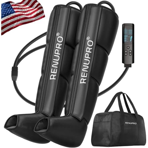 RENUPRO Leg Compression Massager, Air Compression Boots for Circulation