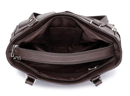 Image of K London Ladies Leather Handbag|Women's Handbag in Soft Leather - Womens Designer Shoulder Hand Bag - Medium Practical Size