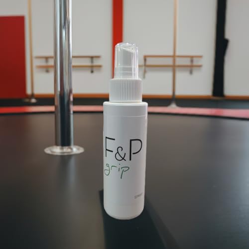 F&P GRIP Spray Adherente Antideslizante Hidratante para Zonas Secas, Fórmula de Agarre Duradero, 100Ml, Fitness, Pole Dance, Calistenia, Parkour, Gimnasia | Fabricado en España.