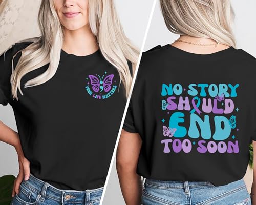 Suicide Awareness Shirt Women Your Life Matters Suicide Prevention Shirts Mental Health T-Shirt3