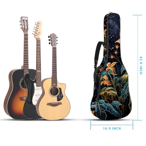 JRHEJTFZ Housse pour guitare acoustique de 1,9 cm d’épaisseur, imperméable, durable et élégant, imprimé plantes brillantes, Multicolore 4., 42.9×16.9×4.7 in, Motif imprimé tendance - Les Beatles, Paul McCartney, John Lennon, RIngo Starr, George Harrison JRHEJTFZ Housse pour guitare acoustique de 1,9 cm d'épaisseur, imperméable, durable et élégant, imprimé plantes brillantes, Multicolore 4., 42.9x16.9x4.7 in, Motif imprimé tendance – Image 6