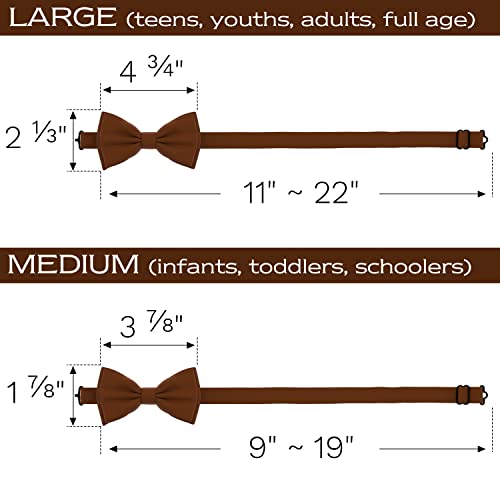 Image of Men's Bow Ties with Handkerchief Pre-Tied Style Formal Satin Classic Bowtie for Tuxedo Faux Silk