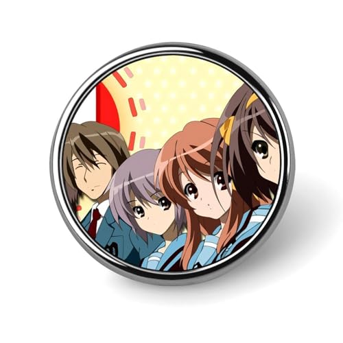 涼宮ハルヒシリーズ 缶バッジ ピン 丸型 直径2.5cm ボタン 缶バッジメーカー 用