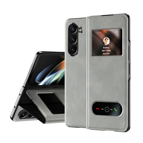 Étui en cuir pour Samsung Galaxy Z Fold 6 avec protection charnière élégante