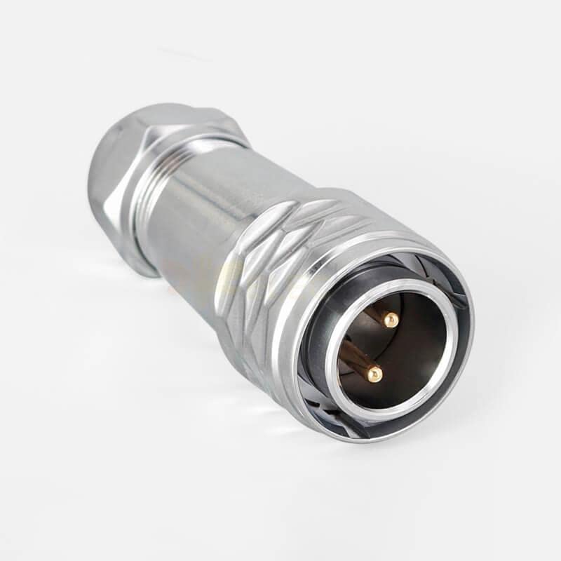 SF20 2 Pin Quick Metal Push-Pull Male Female Docking Camera Cable Waterproof Industrial Circular Aviation