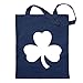 Kiwistar Shamrock Design2 Sac de Jute - imprimé Proverbes Motifs de énonciations Sac en Coton Sac à provisions de Remise en Forme à l'école Suspendu sur Une Longue poignée