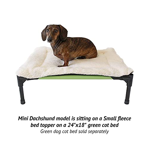 Surmatelas polaire pour lit de chien grand format confort L