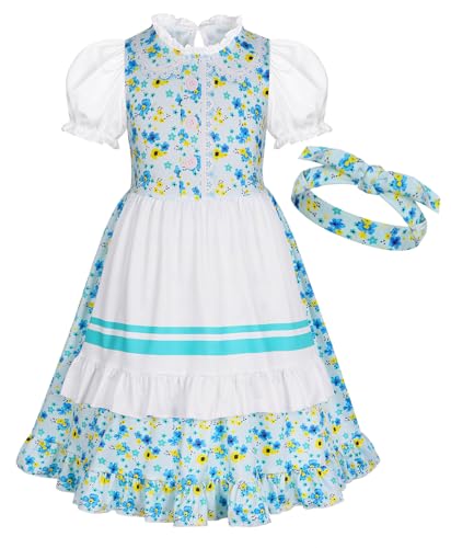 Vestido Colonial para Niñas WonderBabe miniatura 1