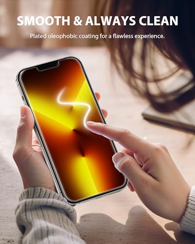 Image of PDDKISS 2 Pack Screen Protector for iPhone 13 Pro Max (2021) /iPhone 14 Plus (2022) 6.7 inch Shatterproof Tempered Glass