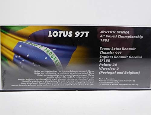 OPO 10 - Ayrton Senna Lotus 97T # 12 - Winner Portugal GP Formule 1-1985 1:43 Altaya (709)