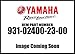 Yamaha 93102-40023-00 Oil Seal; 931024002300 Made by Yamaha