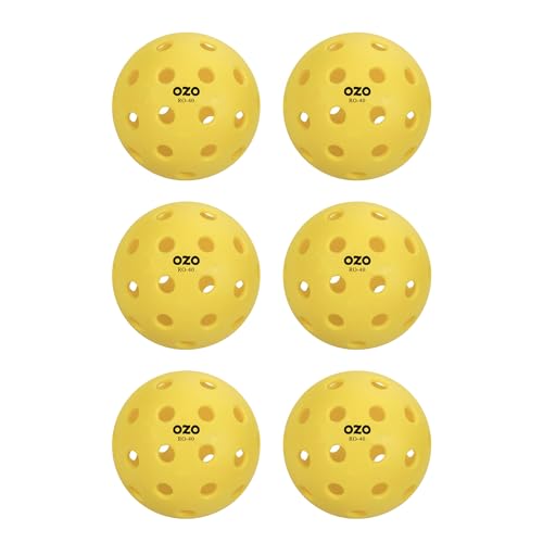 OZO Pickleball - Set de 6 Bolas para...