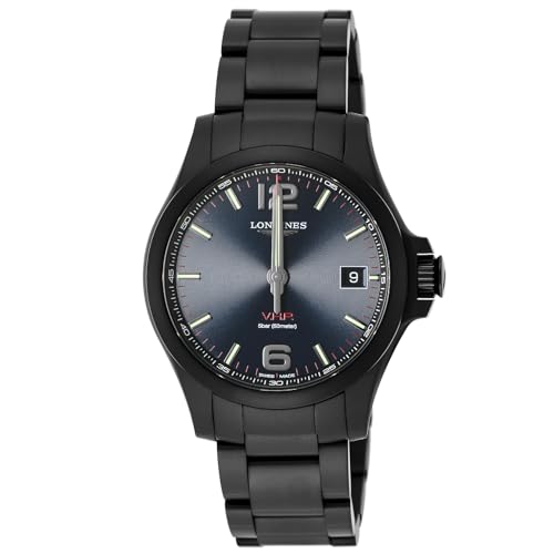 [LONGINES] �����Y �r���v Watch �����W�� CONQUEST V.H.P �R���N�G�X�g �u�D�g�D�o L3.716.2.96.6 0 �u���[������ �X�e�����X�X�`�[�� [���s�A���i]