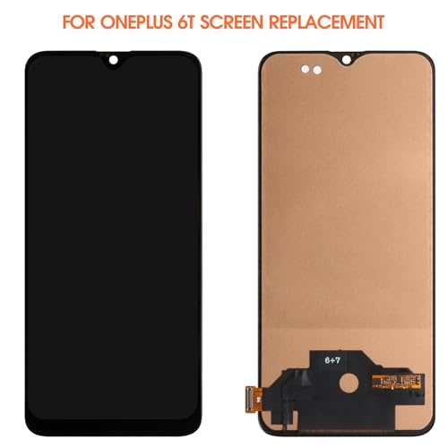 Écran pour OnePlus 6T A6010 bloc complet de rechange tactile pour restaurer mobile