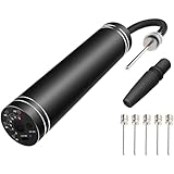 Morpilot Ball Pump for Sports Balls, Electric Basketball Pump Portable Air Pump for Balls Football, Soccer, Volleyball, Rugby, Swimming Ring, 4 Ball Modes, Auto Off, Fast Inflation with Needles