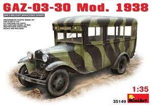 GAZ-03-30 Mod.1938 1/35 réplique historique plastique haute fidélité