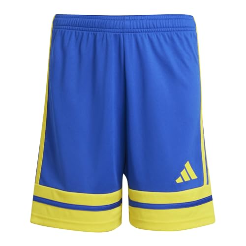 adidas Mixte Enfant Squadra25 Short Kids Shorts, Team Royal Blue/Team Yellow, 9-10 Years