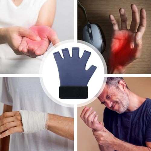 Guante de hielo para dedos y protector de manos de gel ajustable 5