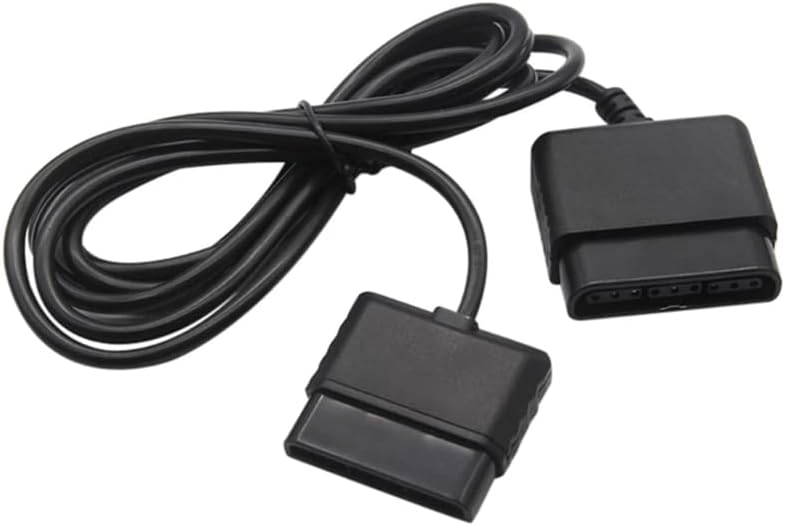 Zosvoses PlayStation 2 Extension Cable Compatible with Sony PlayStation 1, PlayStation 2 Game Console, PS2 Controller Extension Cable for PS1, PS2 Controller, 6ft