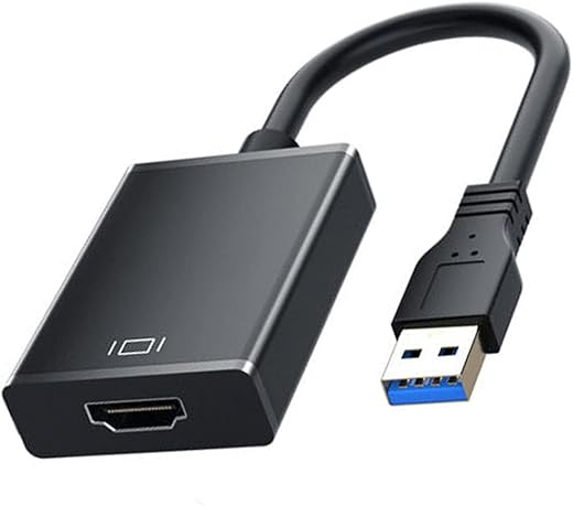 CHILTINA USB to HDMI Adapter, USB 3.0 to HDMI Cable Multi-Display Video Converter- PC Laptop Windows 7 8 10,Desktop, Laptop, PC, Monitor,…