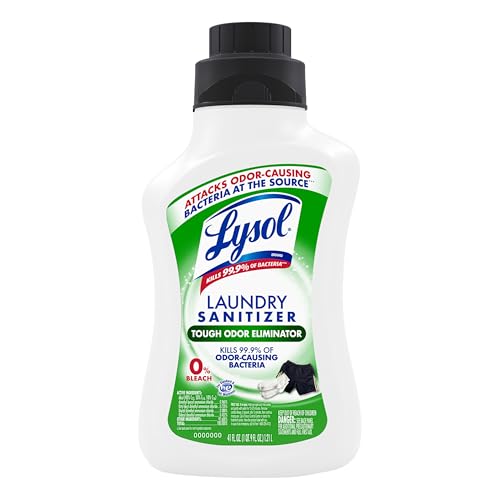 Lysol Sport Laundry Sanitizer Additive, Sanitizing Liquid for Gym Clothes ...