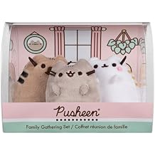 GUND Pusheen Family Gathering Collector Set of 3 Plush Stuffed Animal Cats