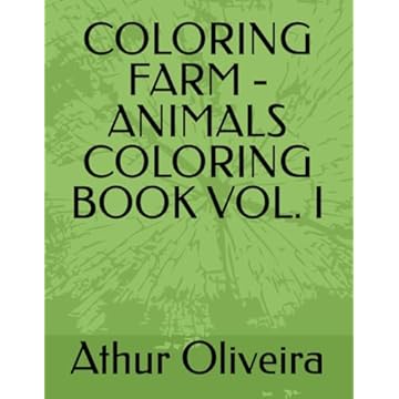Capa do livro COLORING FARM - ANIMALS COLORING BOOK VOL. I (Portuguese Edition)