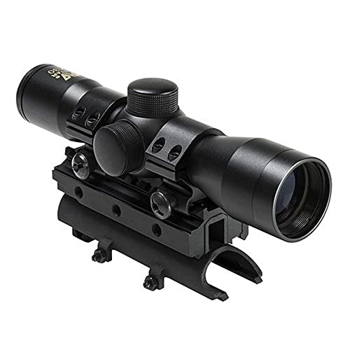 NC Star NcSTAR KSKSC430B-A, SKS Tri Rail Cover with 4x30mm Compactx 40mm & 1