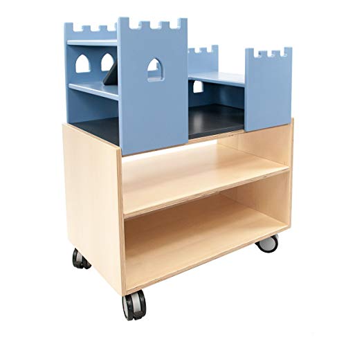 Ehring Markenmöbel Spielburg Konrad Ritterburg Aufsatz aus Holz mit Schrankwagen für Kinder – Bild 3