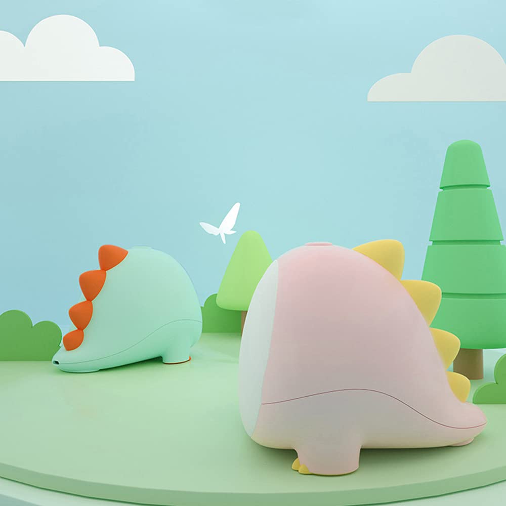 La Petite veilleuse Dinosaure avec minuterie d'arrêt Automatique, lumière Kawaii sûre et Durable et Compagnon Lumineux, adaptée à l'alimentation de bébé et au Changement de Couche