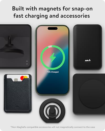 Coque iPhone 16 Pro Max MagSafe Mous Super Thin fine et magnétique verte - 6