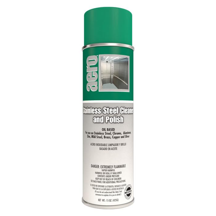 Aero Stainless Steel Cleaner and Polish 20oz Aerosol 12/Case