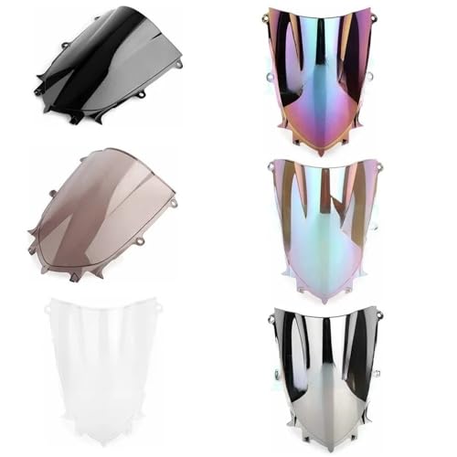 Bulle moto double bulle YZF R6 R7 anti-turbulence vent